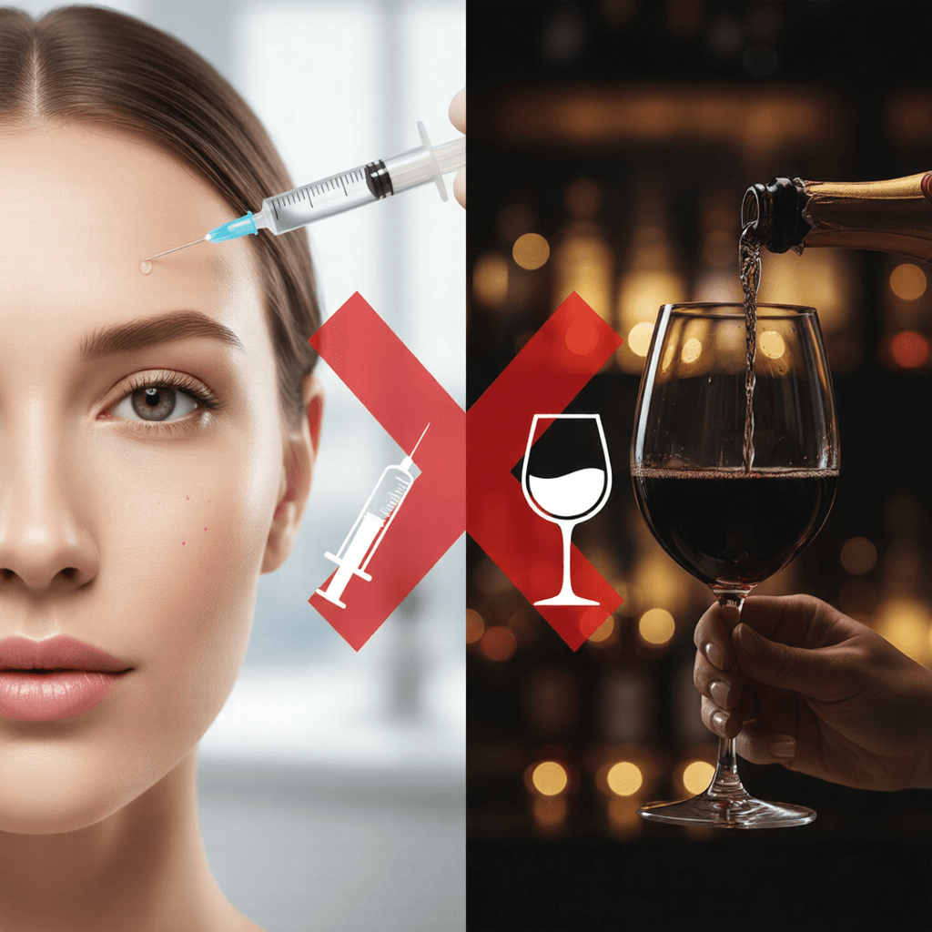 Czy po botoksie można pić alkohol? Botoks a alkohol