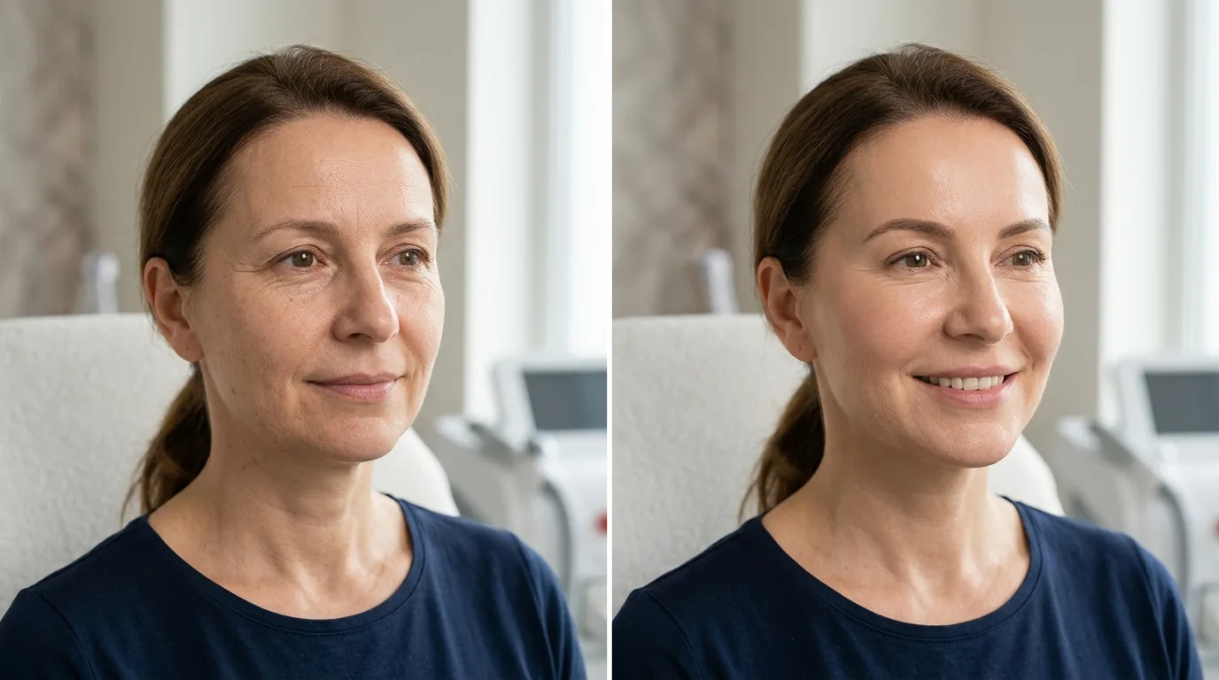 Wyglądają efekty stymulatorów tkankowych przed i po oraz kiedy się pojawiają