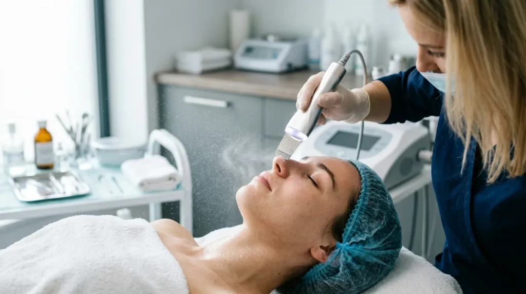 Peeling kawitacyjny jak działa – głębokie oczyszczanie
